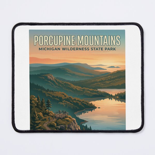 Item preview, Porcupine Mountains Michigan Wilderness State Park Nature Outdoors Explorer designed and sold by Simsimah26Parks.