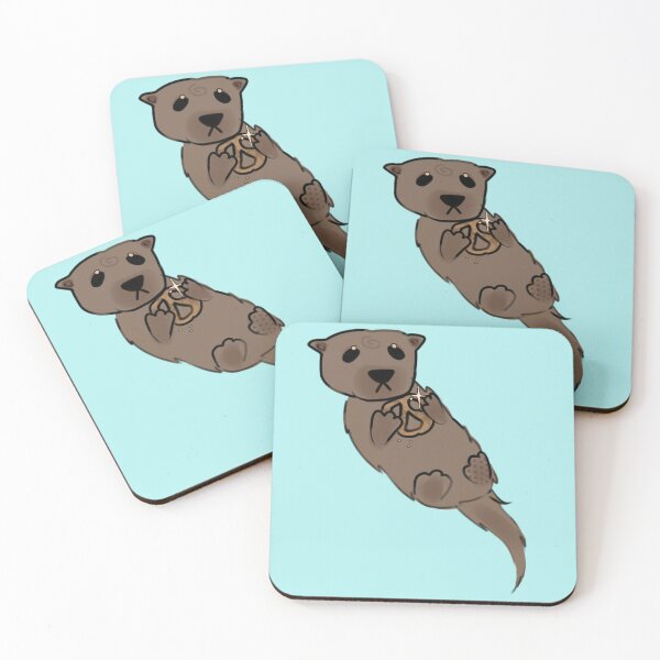 Item preview, - Pretzel otter - Little LunchBox - blue - designed and sold by echoztarrr.