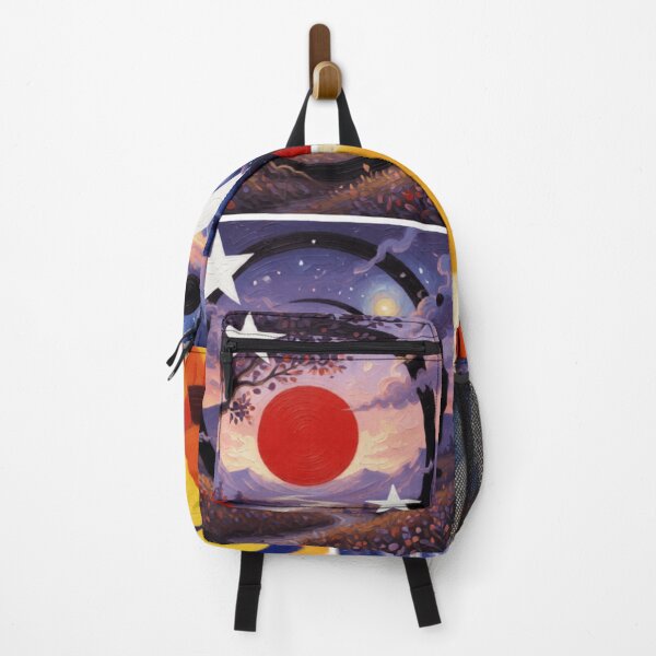 Item preview, cosmic pop geometry landscape colorful geometric abstract design designed and sold by SmashingDeals.
