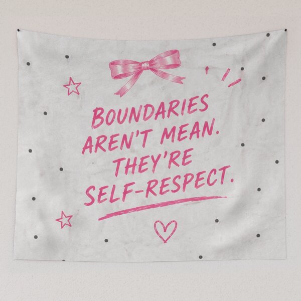 Item preview, Boundaries Aren't Mean. They're Self-Respect designed and sold by absalyssa.