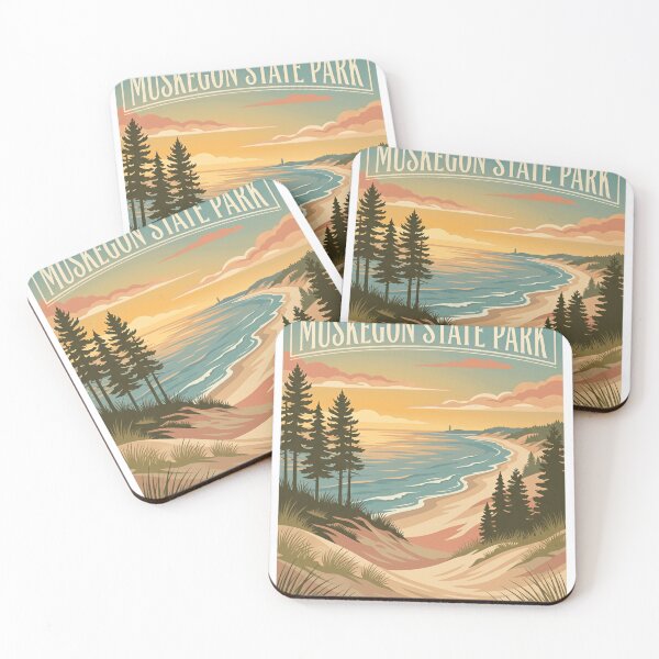 Item preview, Muskegon State Park Michigan Travel Visitor Souvenir designed and sold by Simsimah26Parks.