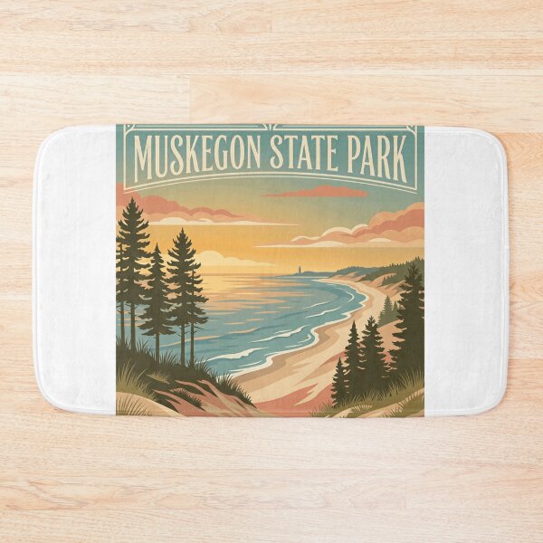 Item preview, Muskegon State Park Michigan Travel Visitor Souvenir designed and sold by Simsimah26Parks.