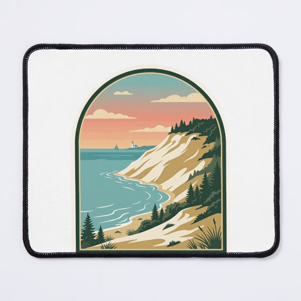 Item preview, Sleeping Bear Dunes Michigan - Lakeside Preserve National Lakeshore Travel Souvenir designed and sold by Simsimah26Parks.