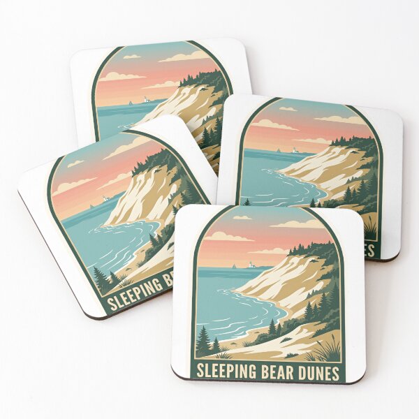Item preview, Sleeping Bear Dunes Michigan - Lakeside Preserve National Lakeshore Travel Souvenir designed and sold by Simsimah26Parks.