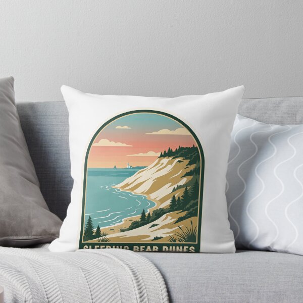 Item preview, Sleeping Bear Dunes Michigan - Lakeside Preserve National Lakeshore Travel Souvenir designed and sold by Simsimah26Parks.