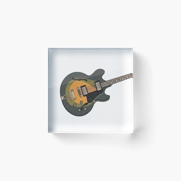 Item preview,  Electric guitar with a yellow center  designed and sold by ARTSIT-SHOP.