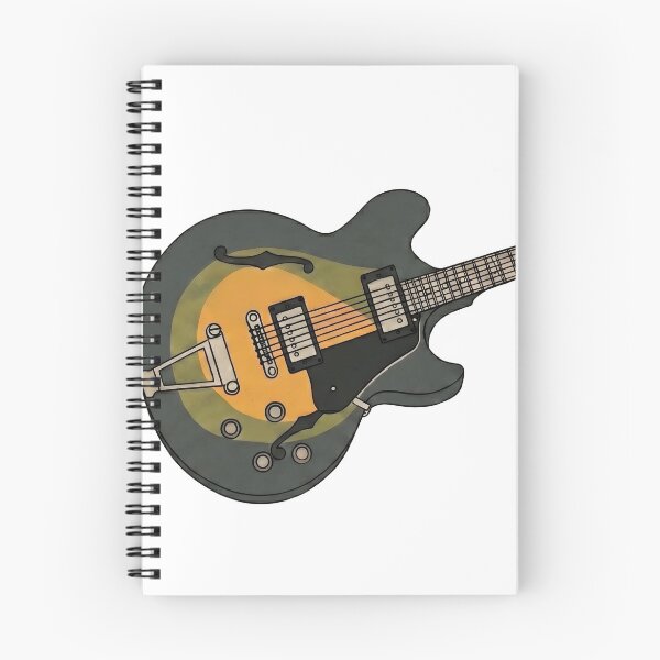 Item preview,  Electric guitar with a yellow center  designed and sold by ARTSIT-SHOP.