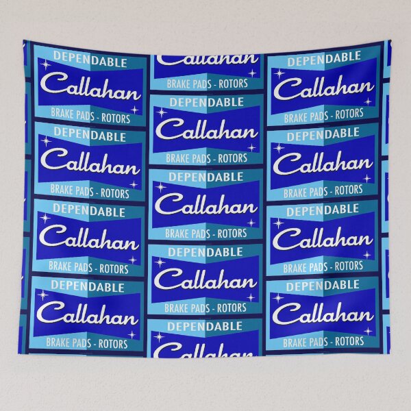 Item preview, Vintage Blue Callahan Sign designed and sold by Normbot2000.