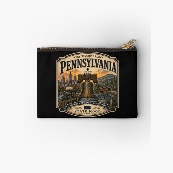 Item preview, Pennsylvania Keystone State Vintage Liberty Bell Design designed and sold by StateMoodDesigns.