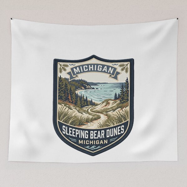 Item preview, Michigan Sleeping Bear Dunes Michigan State Park Travel Vacation designed and sold by Simsimah26Parks.