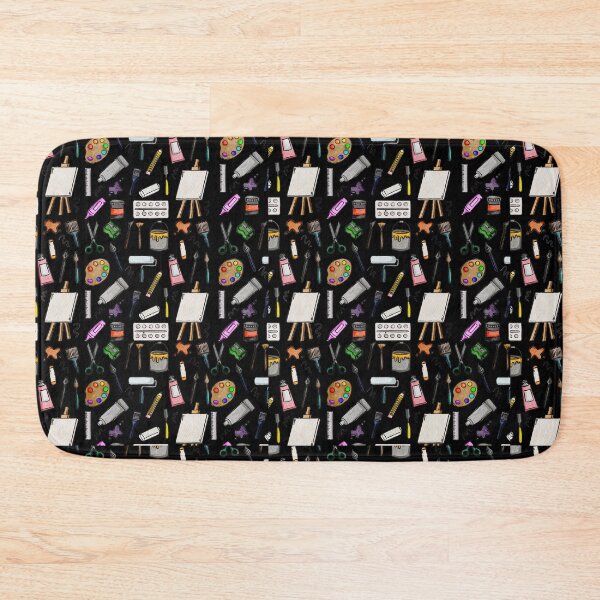 Item preview,  Watercolor Artist Tools Pattern designed and sold by AestheticNi.