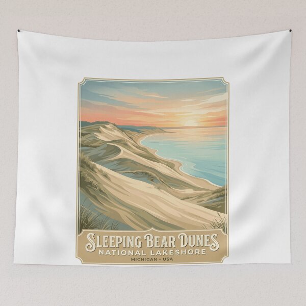 Item preview, Sleeping Bear Dunes National Lakeshore Michigan USA National Park Traveler designed and sold by Simsimah26Parks.