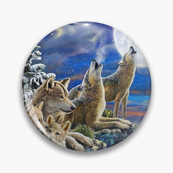 Item preview, Wolves under Moon designed and sold by Fusionmart-Art.