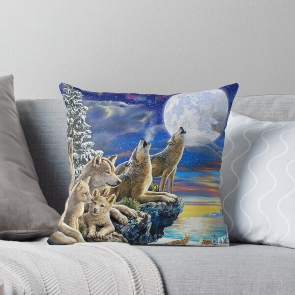 Item preview, Wolves under Moon designed and sold by Fusionmart-Art.