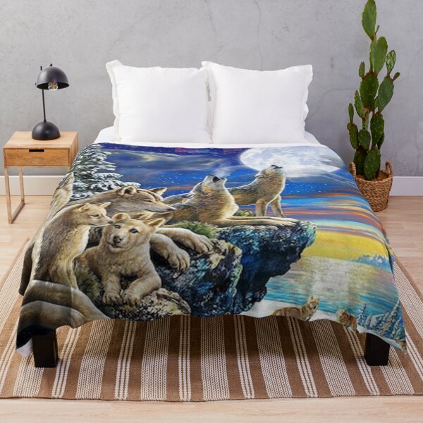 Item preview, Wolves under Moon designed and sold by Fusionmart-Art.