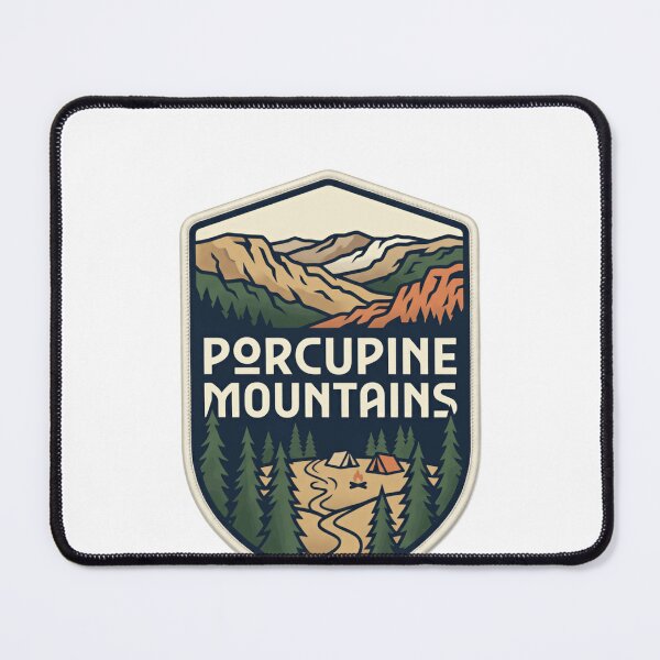 Item preview, Porcupine Mountains Michigan Camping Hiking Outdoors designed and sold by Simsimah26Parks.