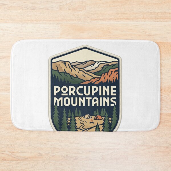 Item preview, Porcupine Mountains Michigan Camping Hiking Outdoors designed and sold by Simsimah26Parks.