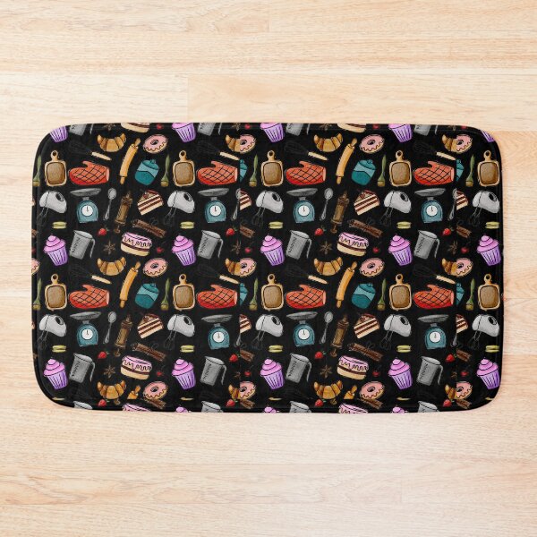 Item preview, Watercolor Baking Tools Pattern designed and sold by AestheticNi.