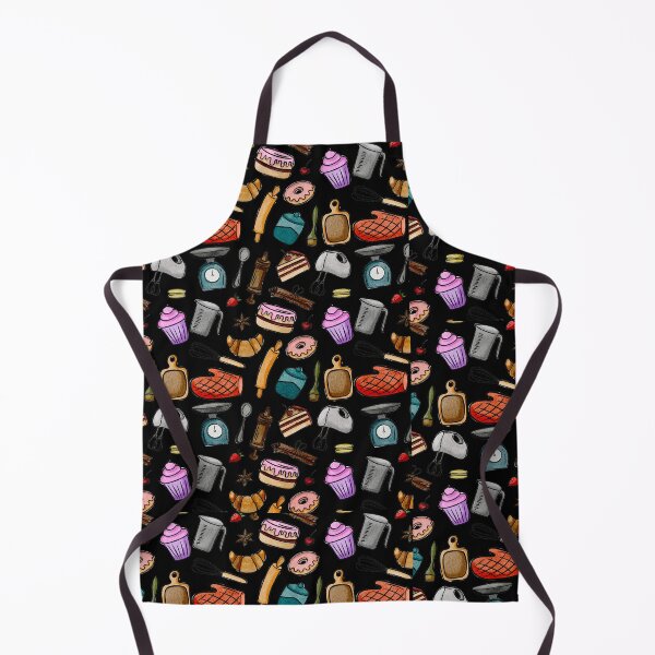 Item preview, Watercolor Baking Tools Pattern designed and sold by AestheticNi.