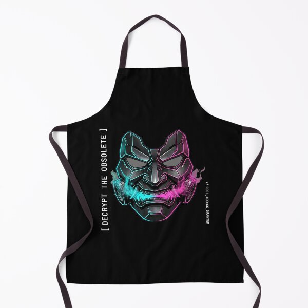 Item preview, Cyberpunk Samurai Oni Mask Art designed and sold by Global-Command.