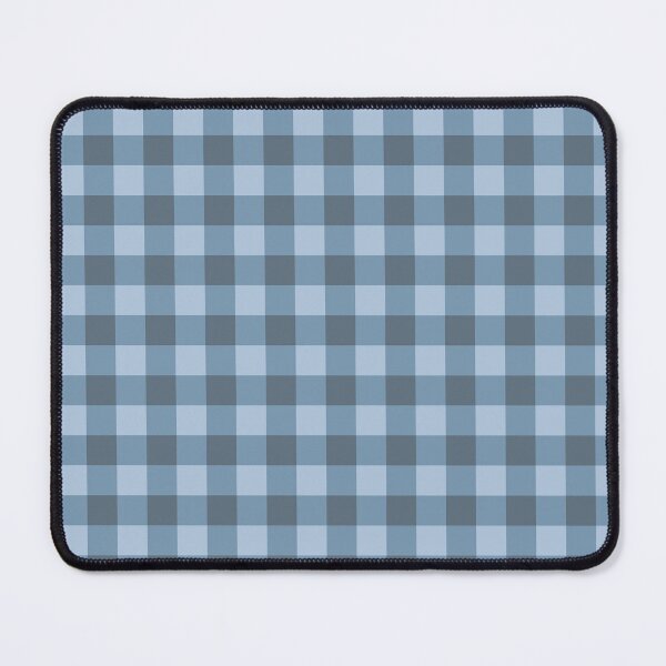 Item preview, Dusty Blue Gingham Pattern | Steel Blue Buffalo Check | Retro Slate Blue Checkered | Winter Sky Picnic Aesthetic | Minimalist Blue Plaid Grid | Vintage Denim Checkerboard designed and sold by VivaFy.