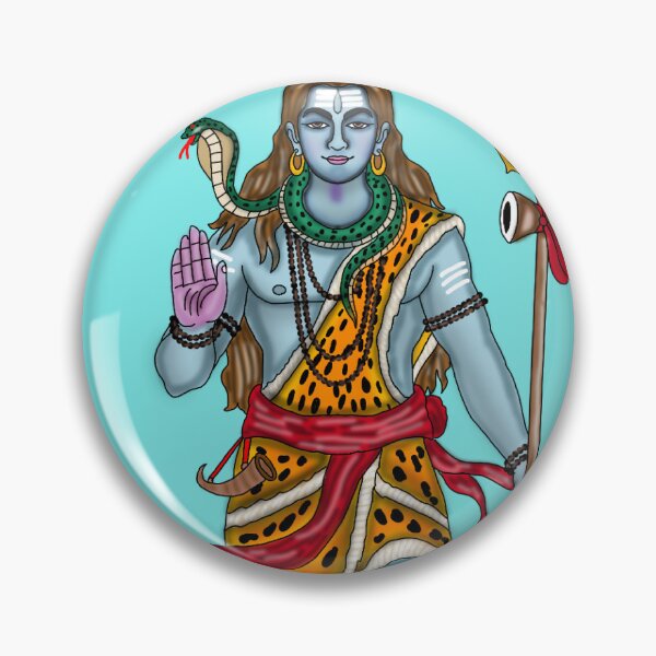 Item preview, Lord Shiva Artwork | Divine Mahadev Digital Painting Illustration designed and sold by Harshit_Digital_Arts.