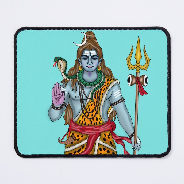 Item preview, Lord Shiva Artwork | Divine Mahadev Digital Painting Illustration designed and sold by Harshit_Digital_Arts.