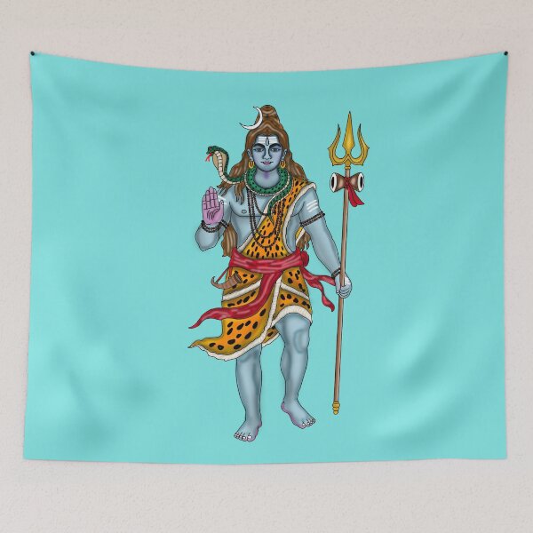 Item preview, Lord Shiva Artwork | Divine Mahadev Digital Painting Illustration designed and sold by Harshit_Digital_Arts.