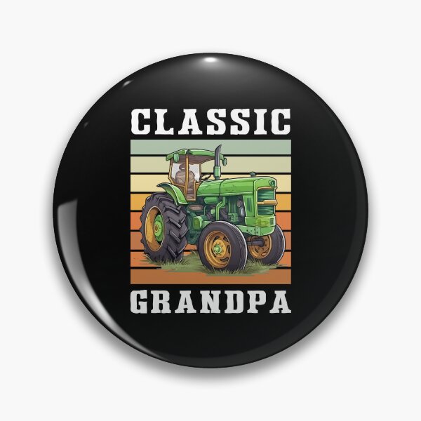 Item preview, Classic Grandpa Vintage Tractor Retro Sunset designed and sold by Dmetalx Art Apparel.