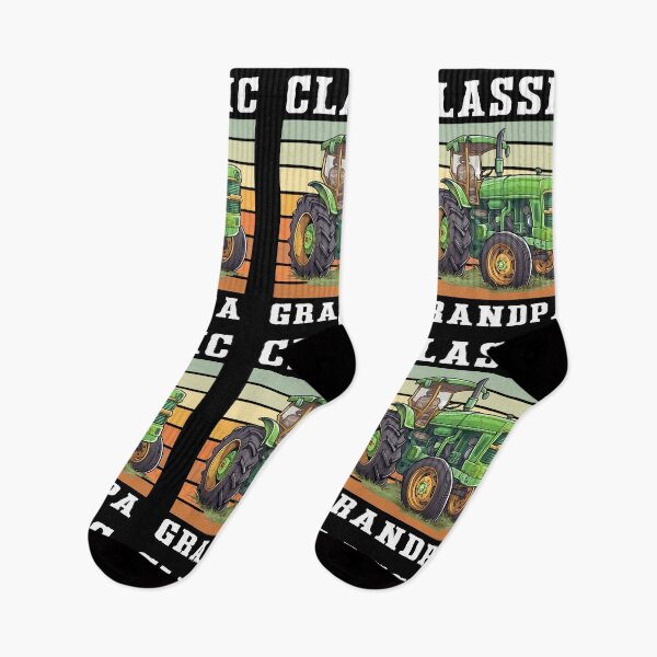 Item preview, Classic Grandpa Vintage Tractor Retro Sunset designed and sold by Dmetalx Art Apparel.