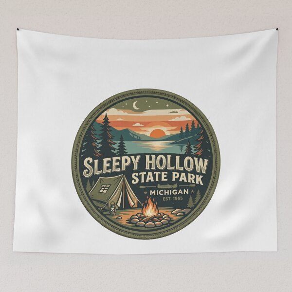 Item preview, Sleepy Hollow State Park Michigan Est. 1965 Camping Outdoor Travel designed and sold by Simsimah26Parks.