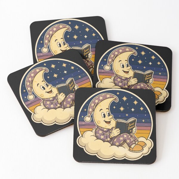 Item preview, Retro Sleepy Moon Vintage Cozy Night Vibes designed and sold by Notecrea.