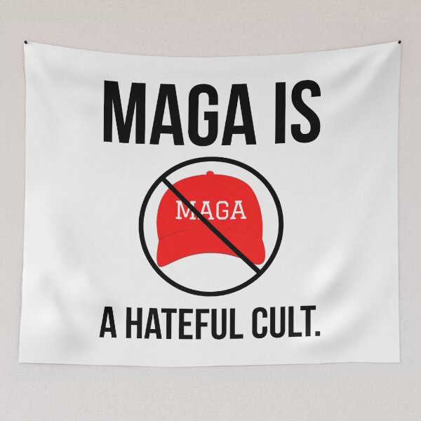 Item preview, MAGA is a hateful cult.  designed and sold by Rachel the Artist .