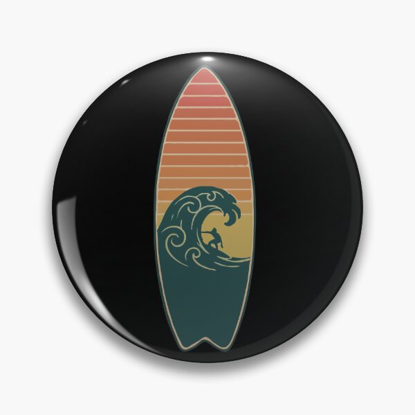 Item preview, Retro Sunset Surfboard designed and sold by Gkinoki.