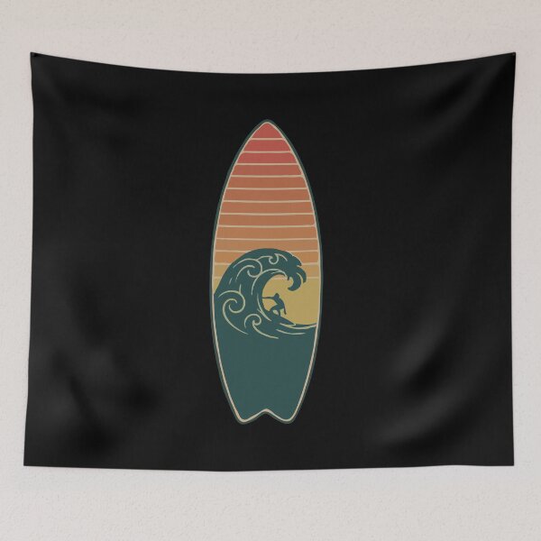 Item preview, Retro Sunset Surfboard designed and sold by Gkinoki.