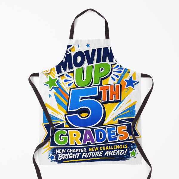 Item preview, Moving Up 5th Grade Celebration Shirt designed and sold by ButterflyHolly Resource.