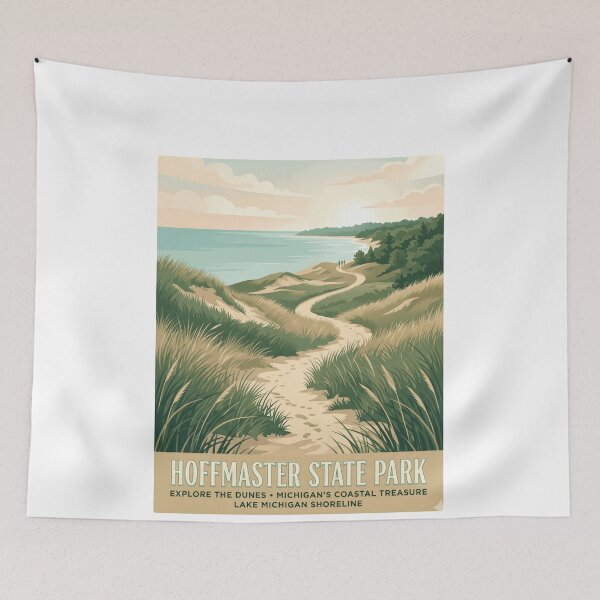 Item preview, Hoffmaster State Park Explore The Dunes Michigan's Coastal Treasure Lake Michigan Shoreline designed and sold by Simsimah26Parks.