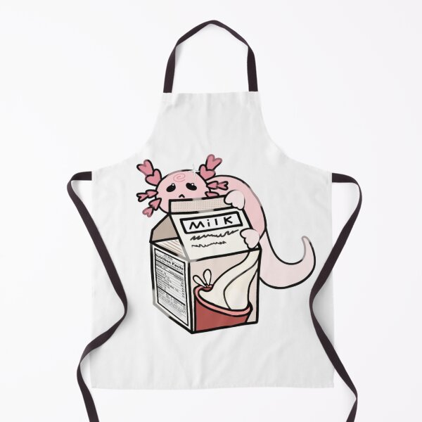 Item preview, - milk carton axolotl - Little Lunchbox - white - designed and sold by echoztarrr.