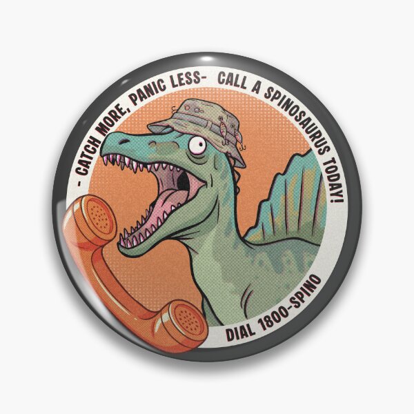 Item preview, Dino Fishing Helpline designed and sold by Grechsketch.