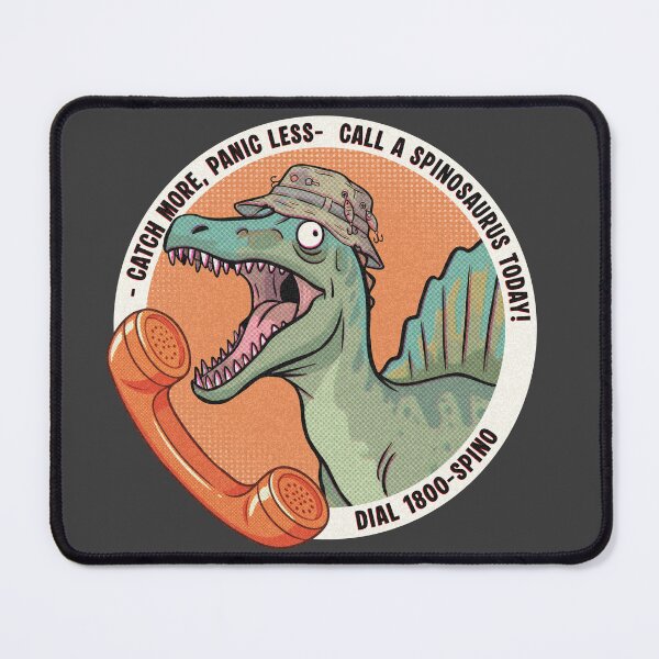 Item preview, Dino Fishing Helpline designed and sold by Grechsketch.