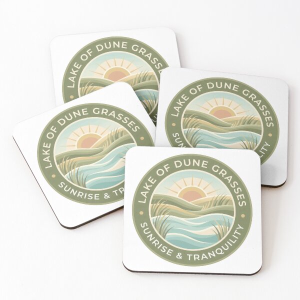 Item preview, Lake Of Dune Grasses Sunrise & Tranquility Nature Landscape Outdoors Lover designed and sold by Simsimah26Parks.