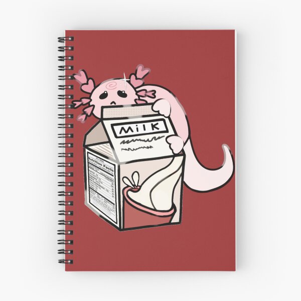 Item preview,  - milk carton axolotl - Little LunchBox - red - designed and sold by echoztarrr.