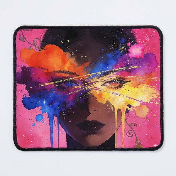 Item preview, Surreal Star Woman of Fire designed and sold by soulfulpalette.