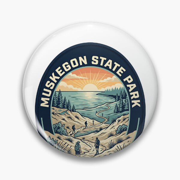 Item preview, Muskegon State Park Michigan Hiking Outdoors Travel Adventure designed and sold by Simsimah26Parks.