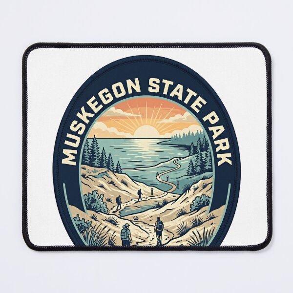 Item preview, Muskegon State Park Michigan Hiking Outdoors Travel Adventure designed and sold by Simsimah26Parks.