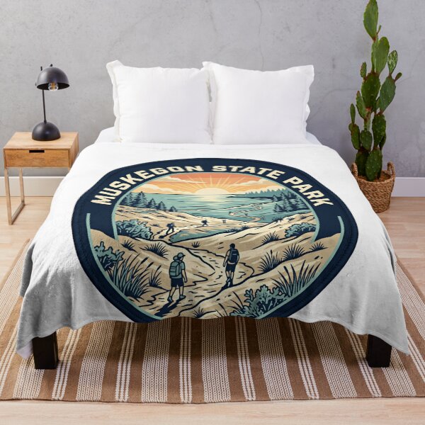 Item preview, Muskegon State Park Michigan Hiking Outdoors Travel Adventure designed and sold by Simsimah26Parks.