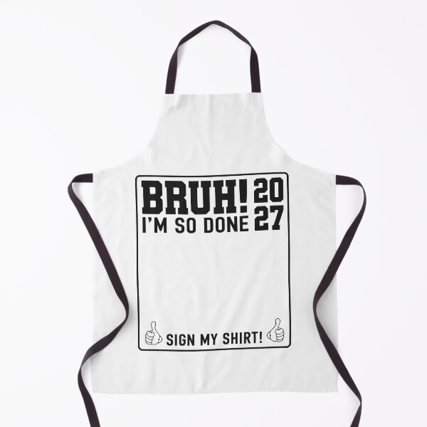 Item preview, Last Day of School Sign My Shirt 2027 Bruh I'm So Done designed and sold by BornBorn.