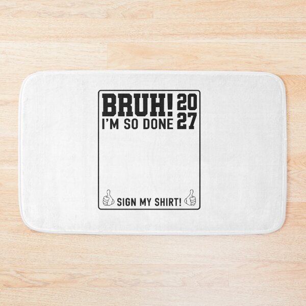 Item preview, Last Day of School Sign My Shirt 2027 Bruh I'm So Done  designed and sold by BornBorn.