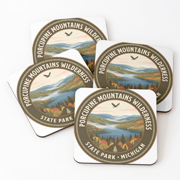 Item preview, Porcupine Mountains Wilderness State Park Michigan Hiker Camper Outdoors Traveler designed and sold by Simsimah26Parks.