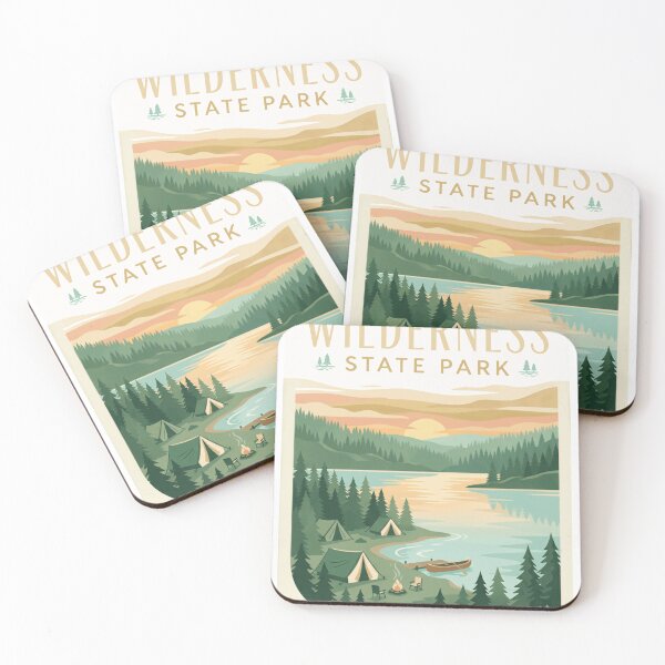 Item preview, Wilderness State Park Camping Hiker Outdoors Nature Traveler designed and sold by Simsimah26Parks.